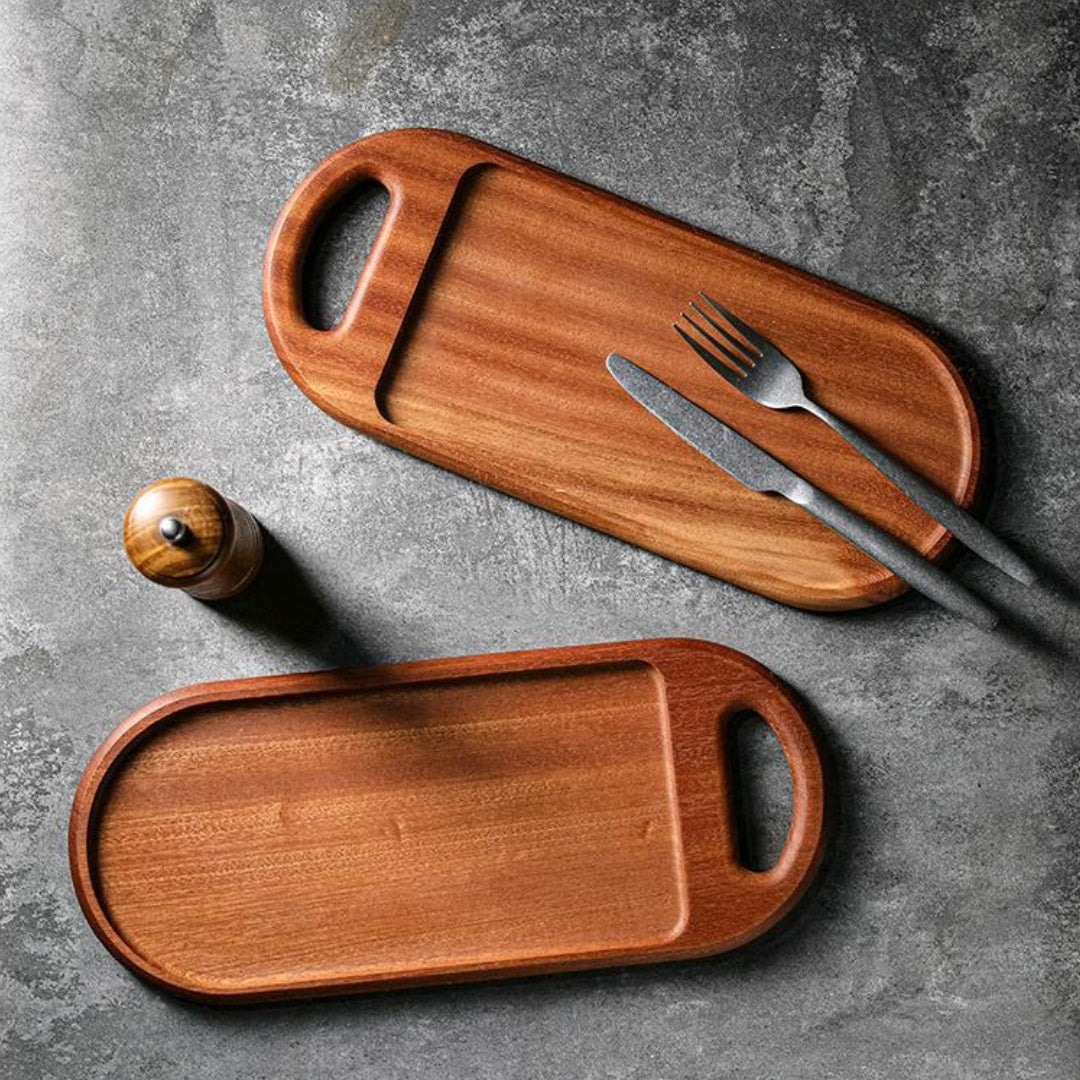 Oval Wooden Tray