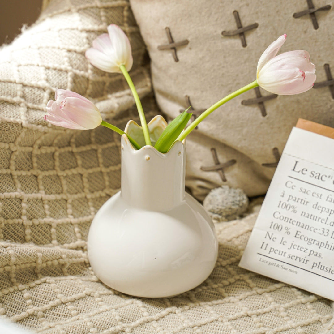 Crown Ceramic Vase