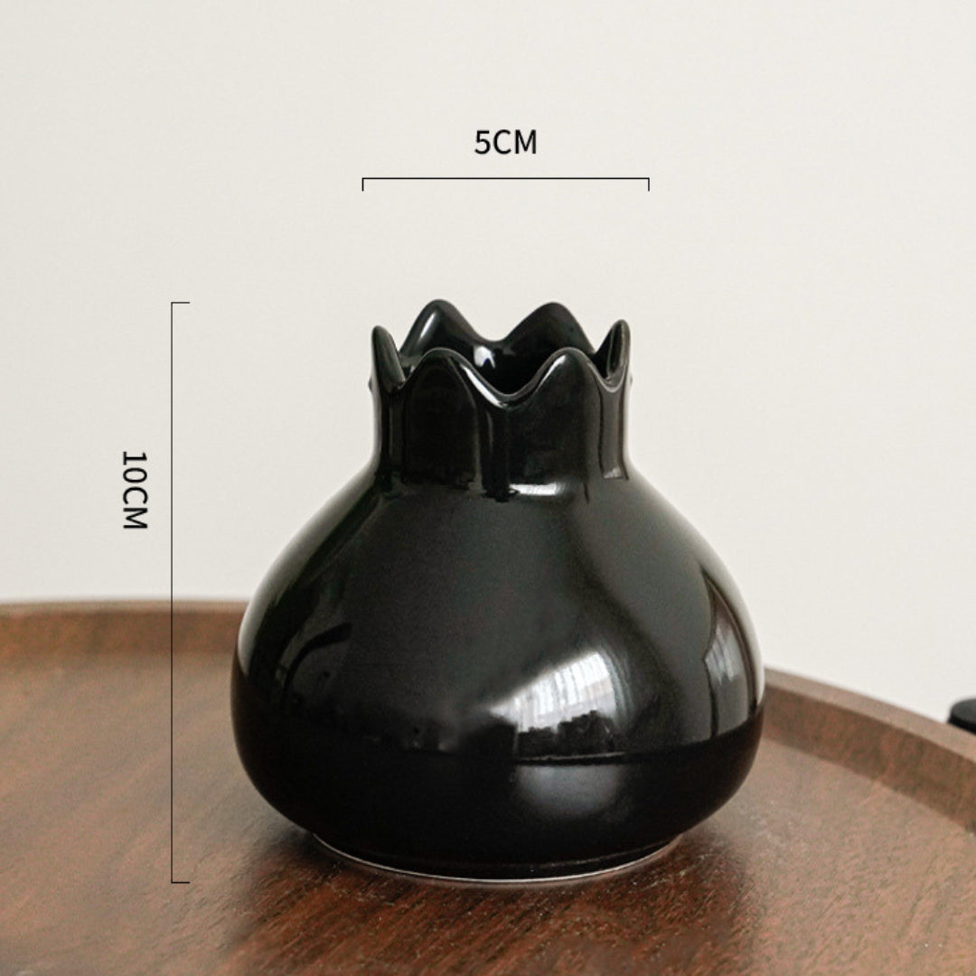 Crown Ceramic Vase