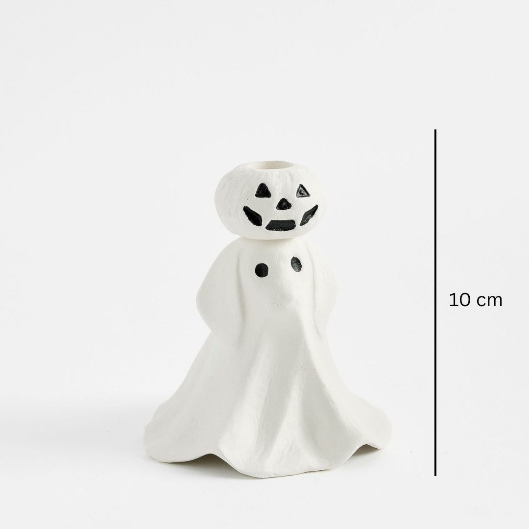 Ghost Pumpkin Candleholder