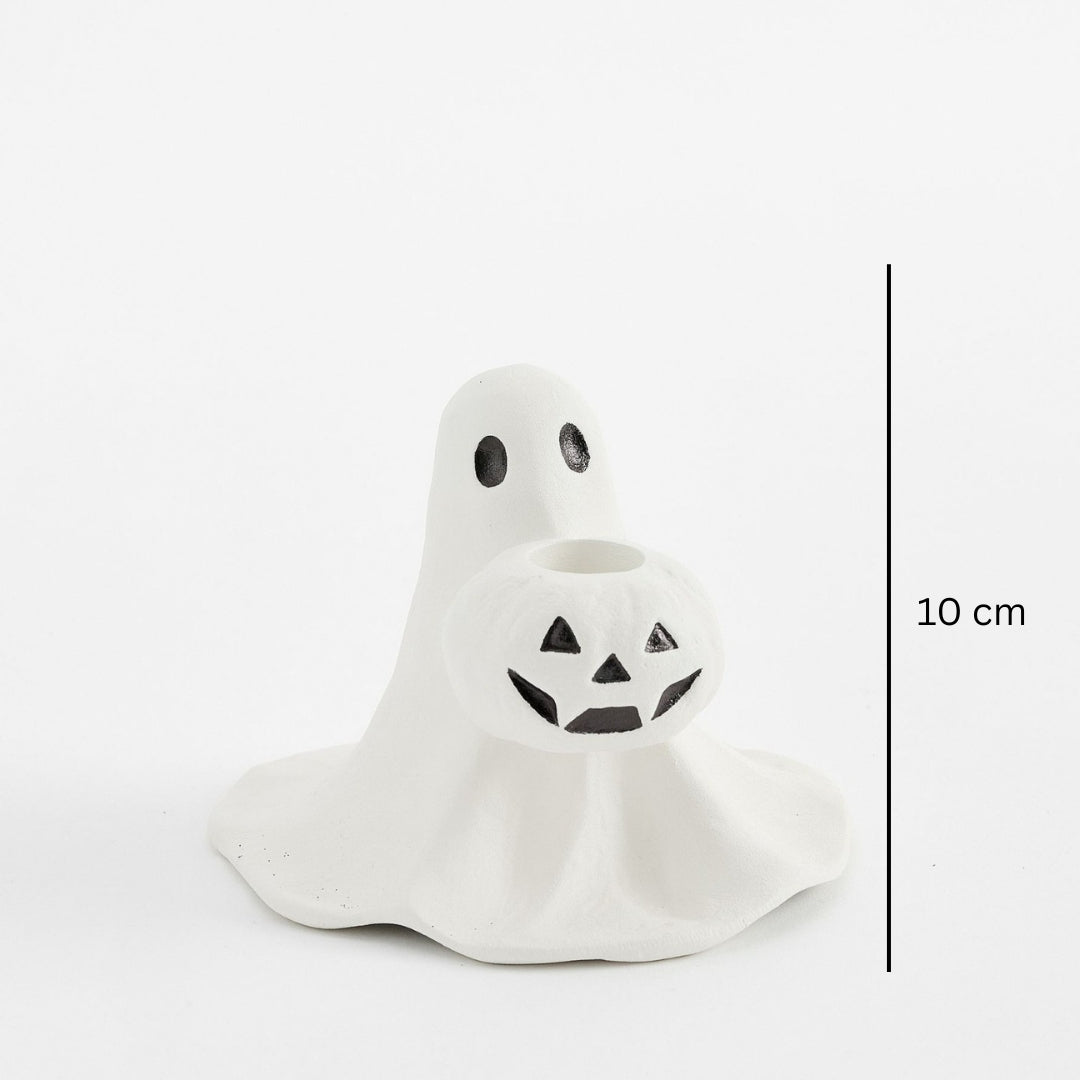Ghost Pumpkin Candleholder