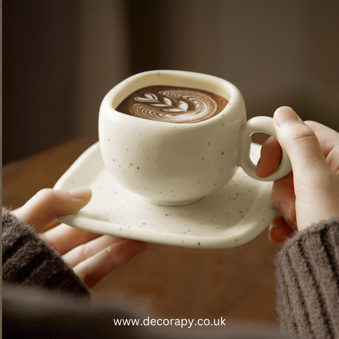 Mellow Light Ceramic Cup & Saucer Set