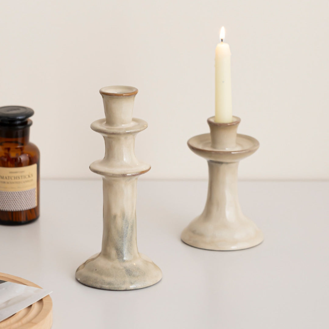 Dune Ceramic Candleholder