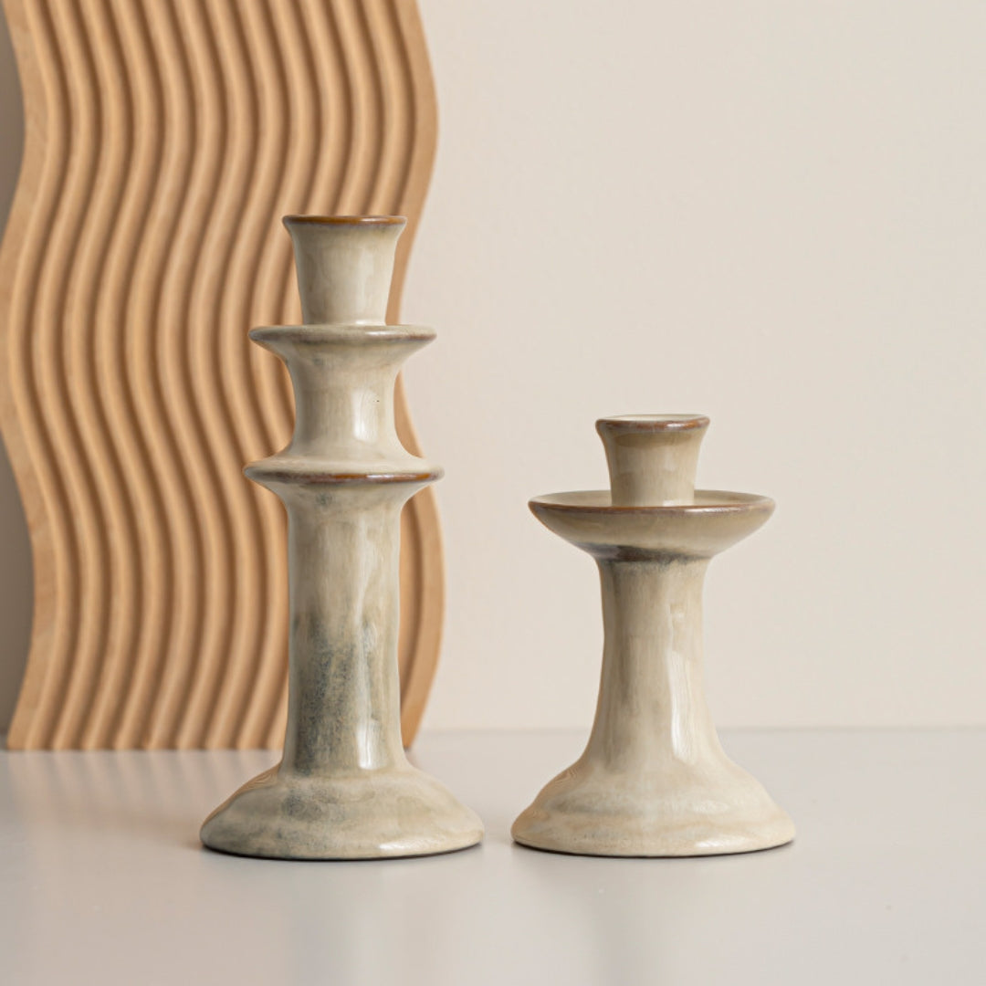Dune Ceramic Candleholder