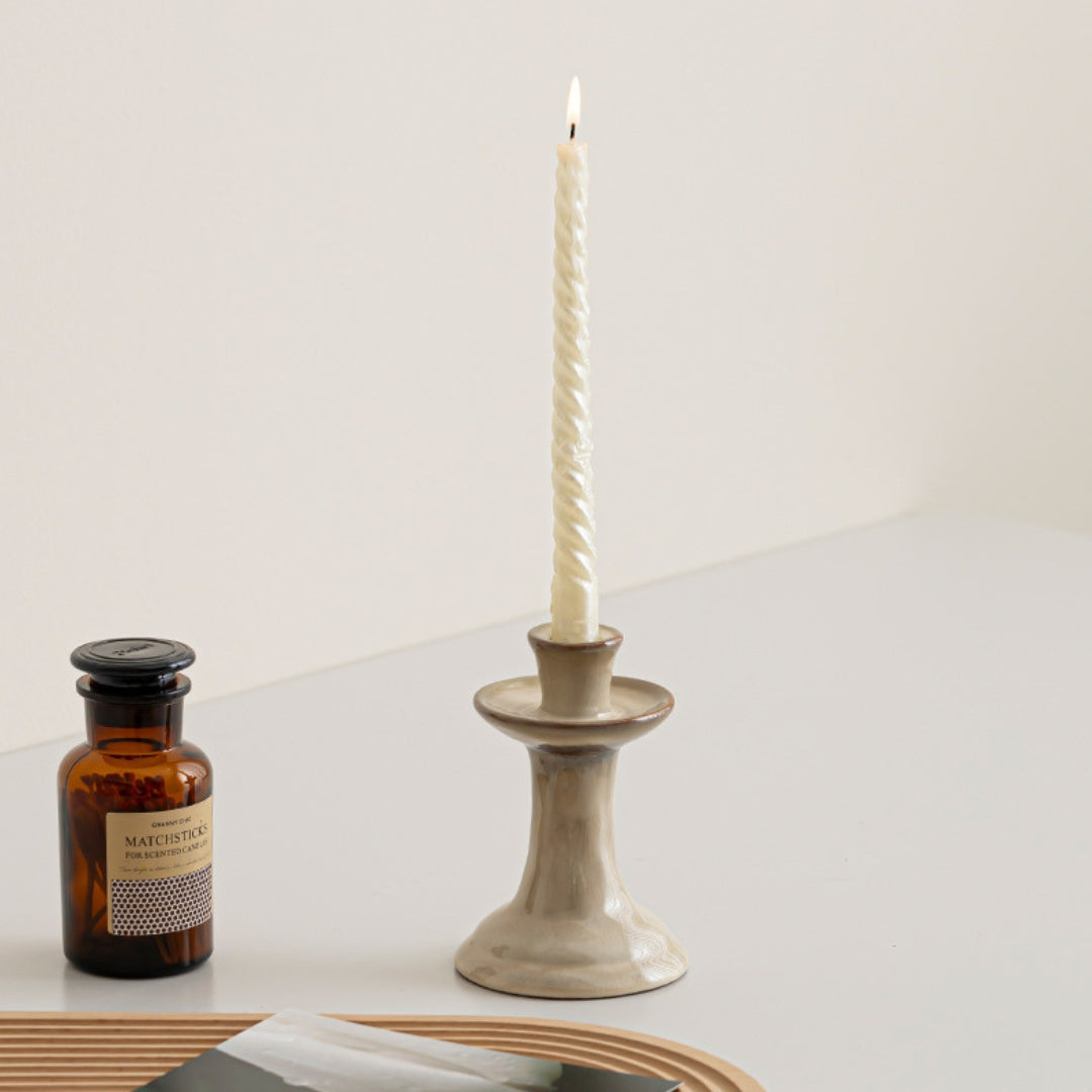 Dune Ceramic Candleholder