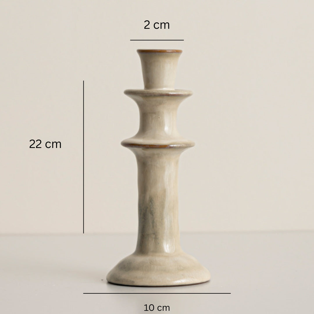 Dune Ceramic Candleholder