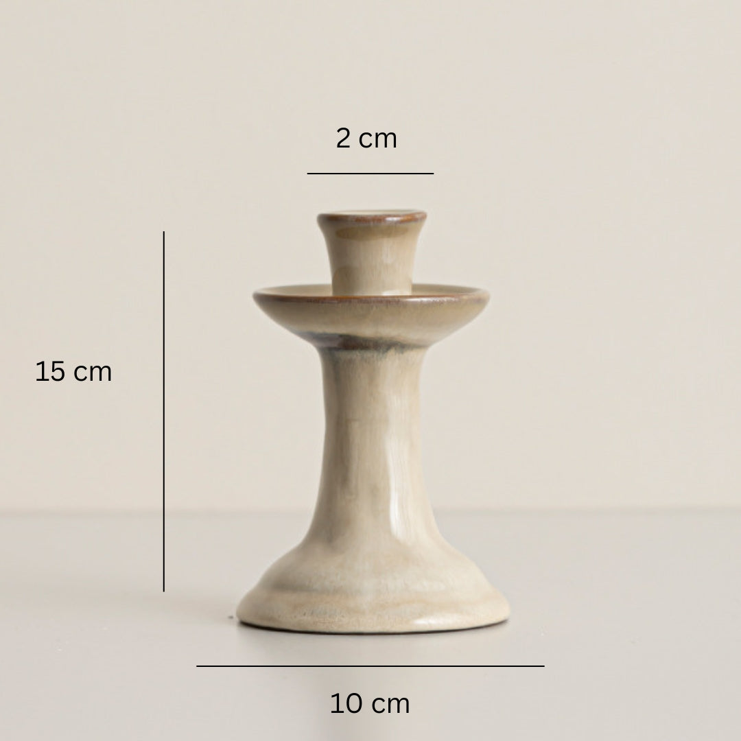 Dune Ceramic Candleholder
