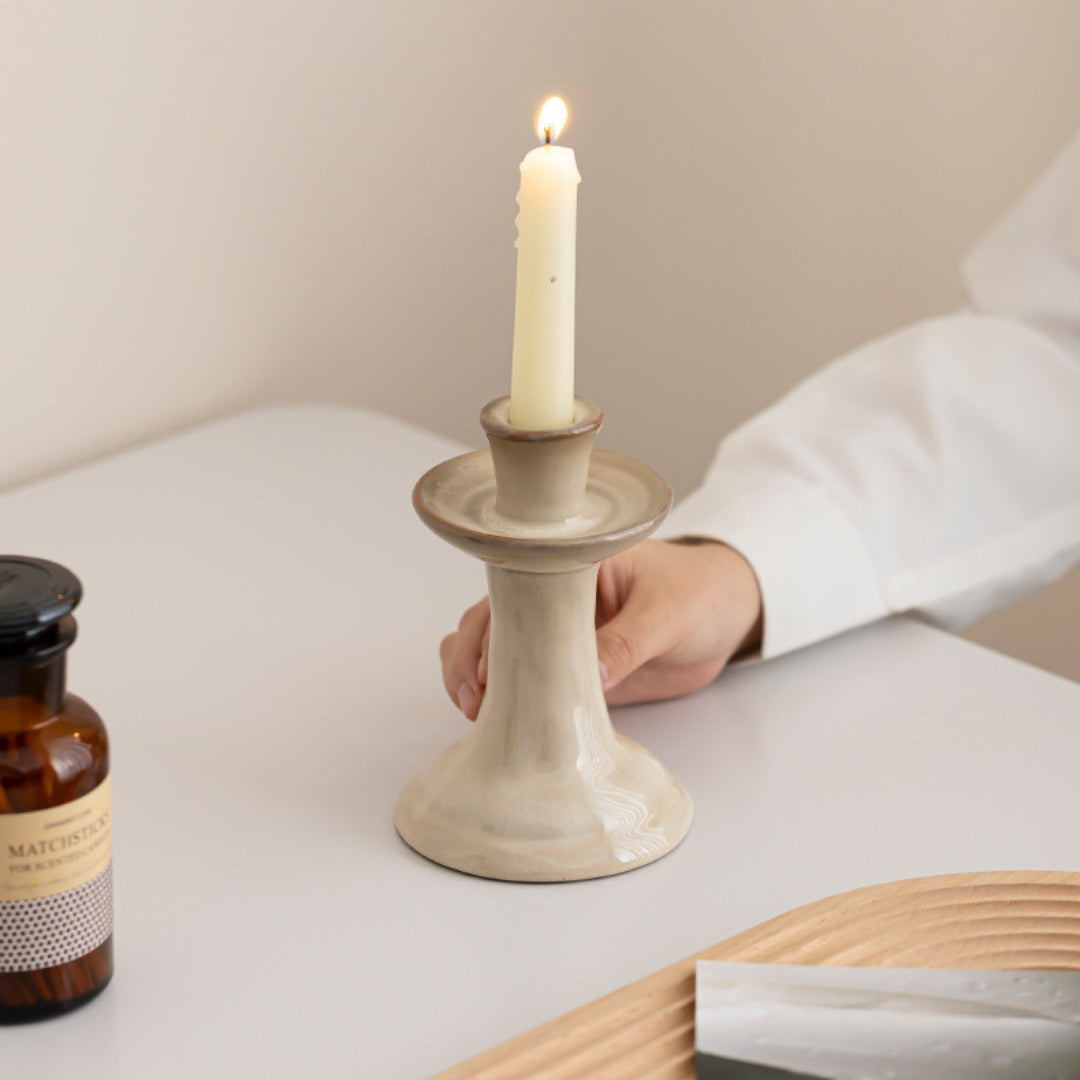 Dune Ceramic Candleholder