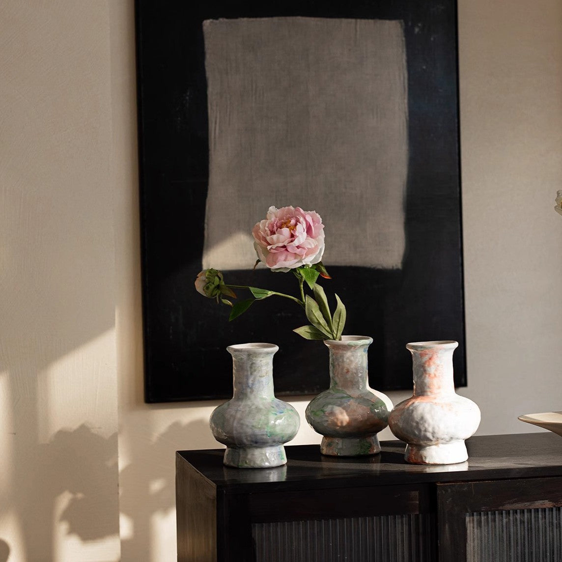 Hand-Painted Ceramic Vase