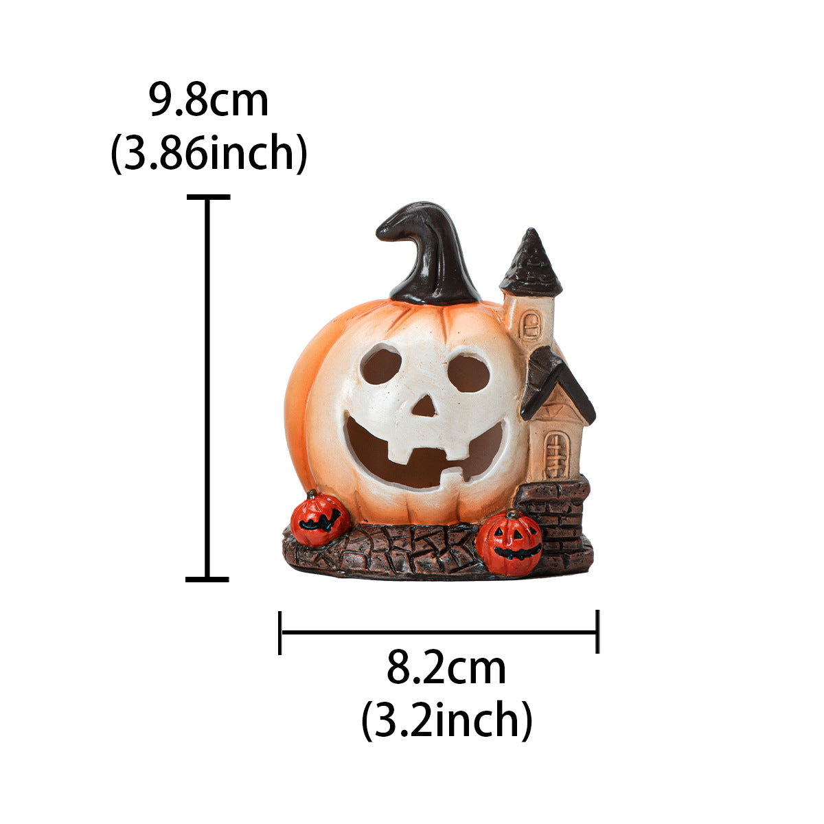 Halloween Pumpkin House Ornaments