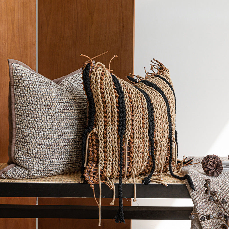 Textured Japandi Cushion & Throw Collection