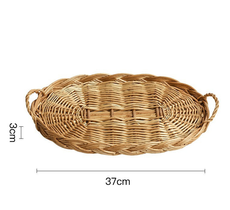 Willow Wicker Serving Tray