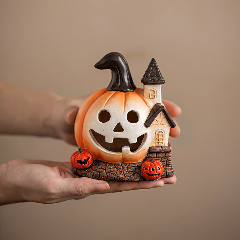 Halloween Pumpkin House Ornaments