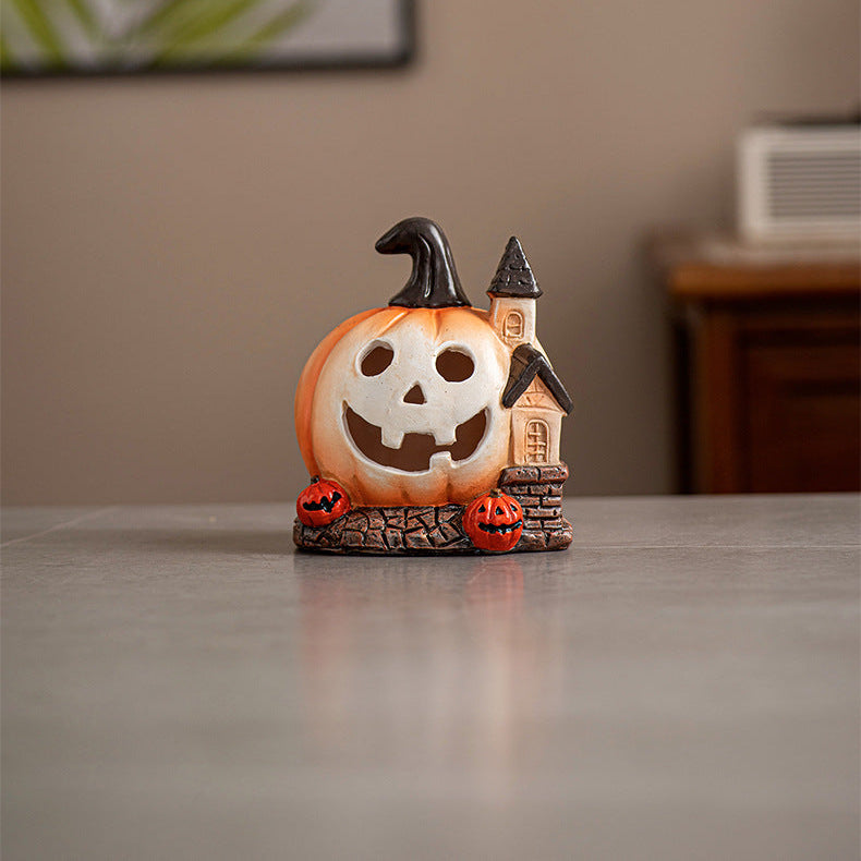 Halloween Pumpkin House Ornaments