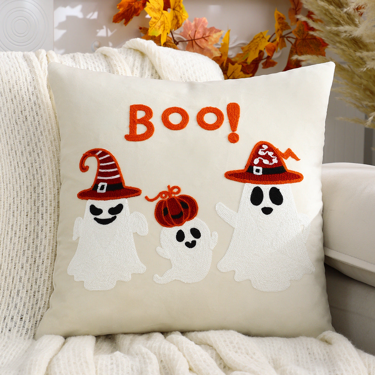 Halloween Velvet Cushion Covers