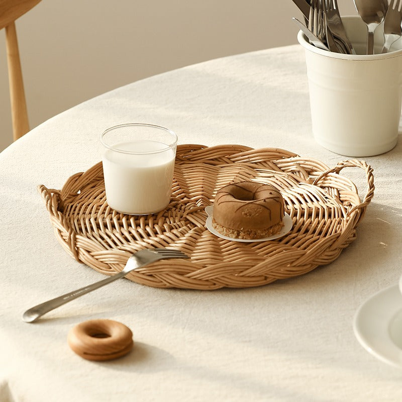 Willow Wicker Serving Tray