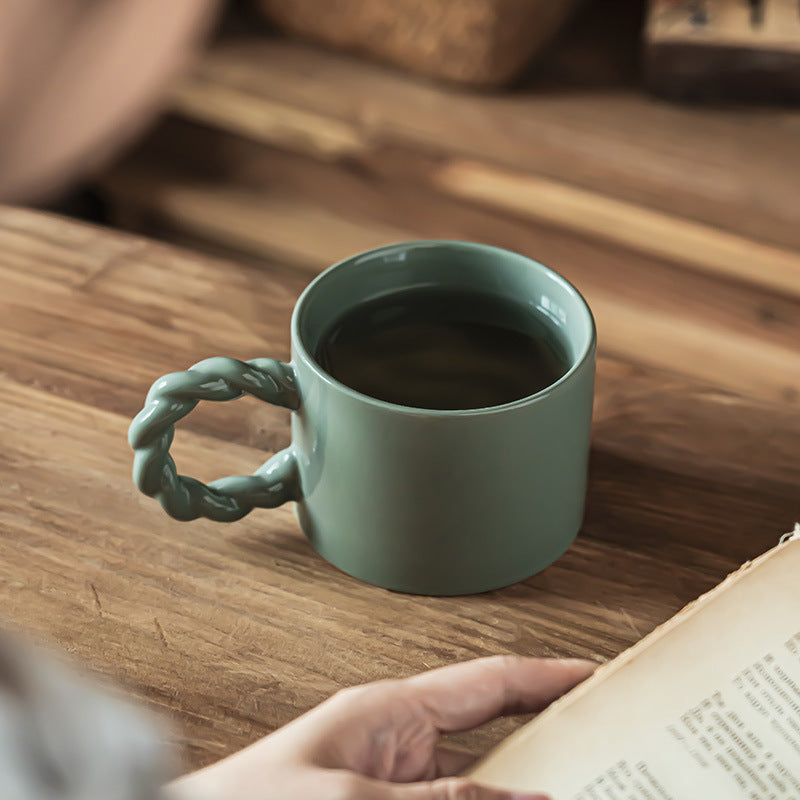 Twist Handle Mug