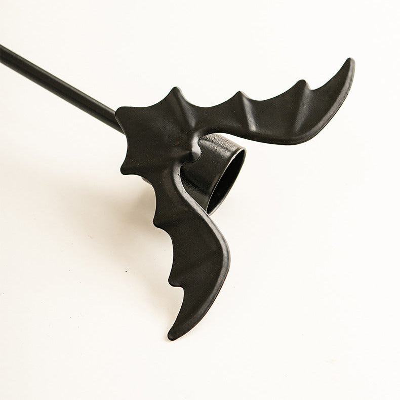 Halloween Bat Candleholder Set