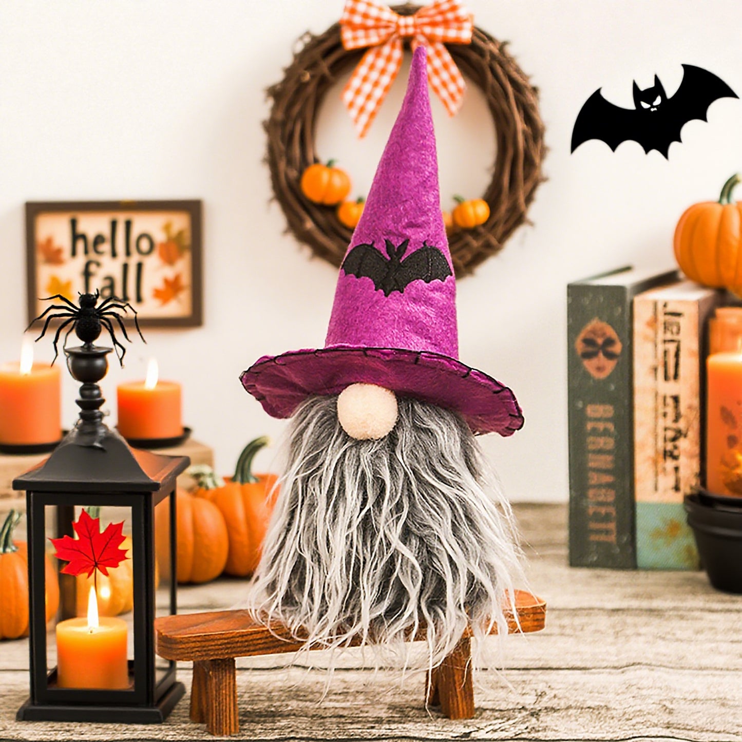 Halloween Gnome Tabletop Decorations