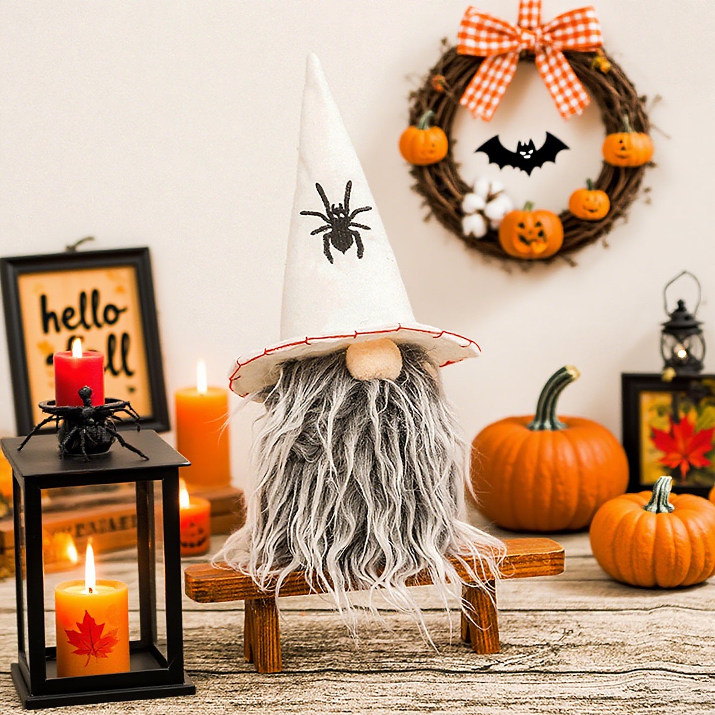 Halloween Gnome Tabletop Decorations