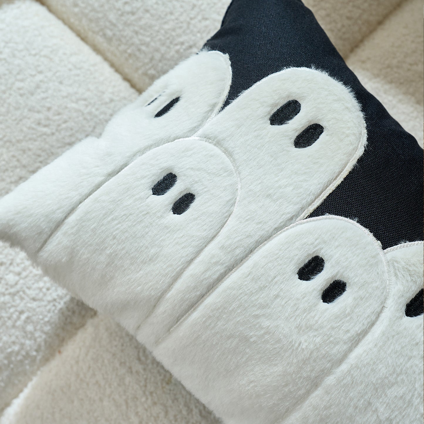 Halloween Ghost & Pumpkin Cushion Covers