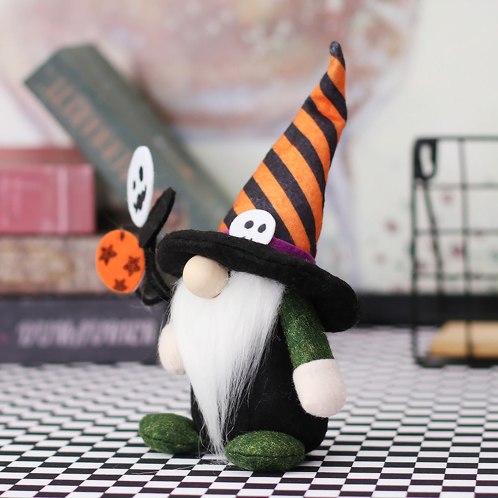 Halloween Witch Gnome Set