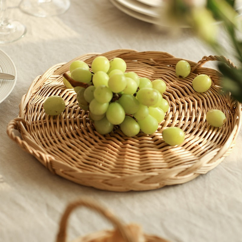 Willow Wicker Serving Tray