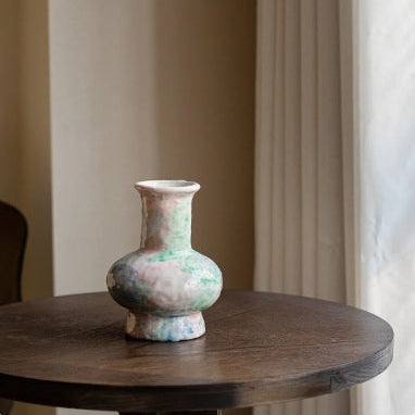 Hand-Painted Ceramic Vase