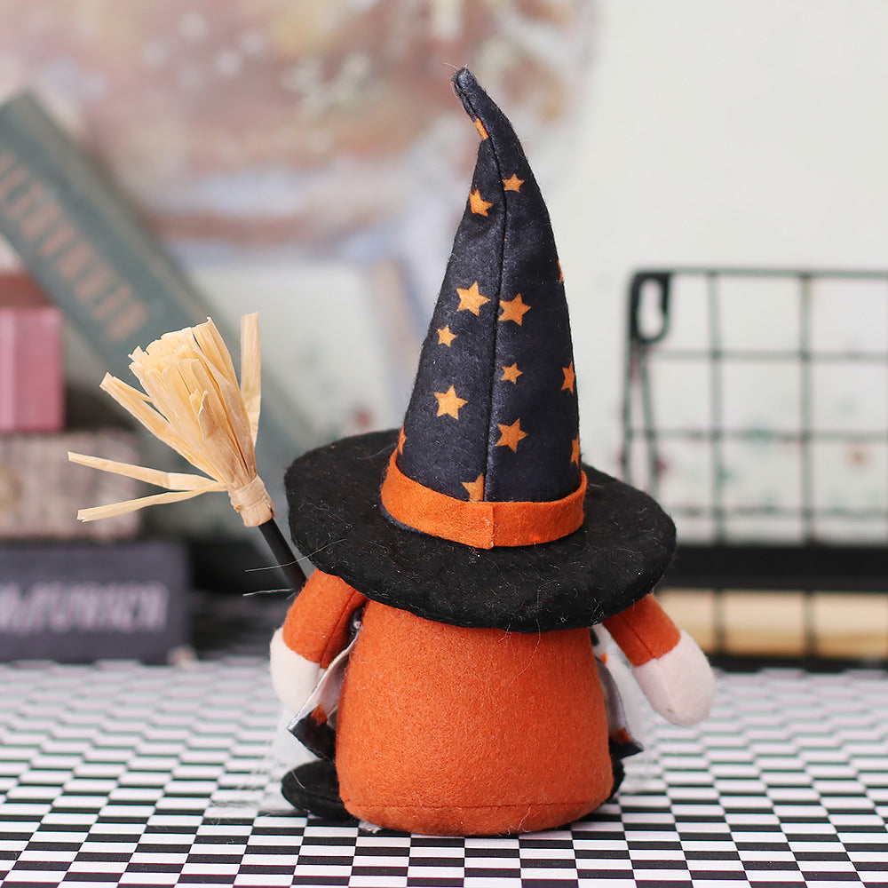 Halloween Witch Gnome Set