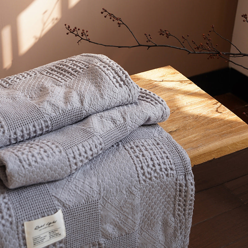 Tencel & Cotton Sand-Washed Throw Blanket
