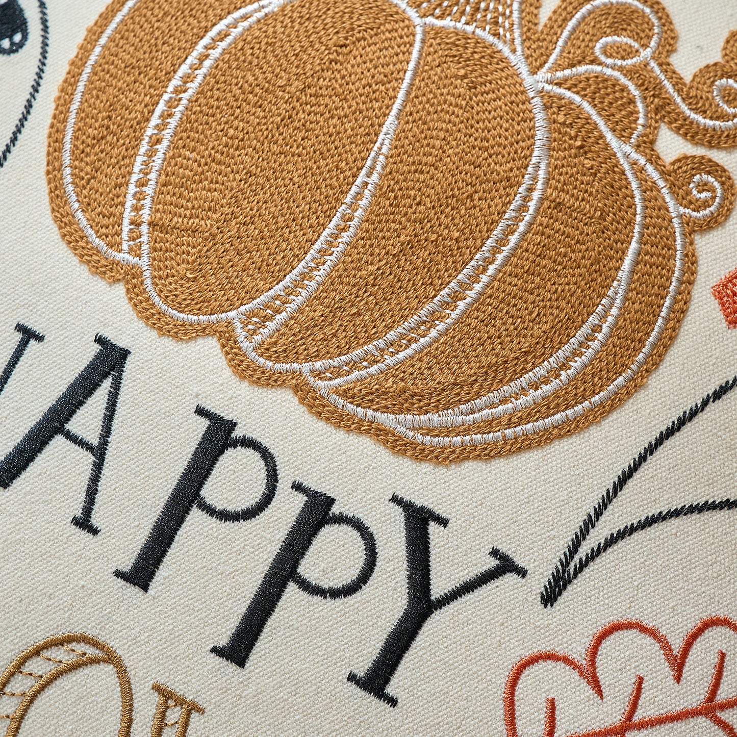 Halloween Ghost & Pumpkin Cushion Covers