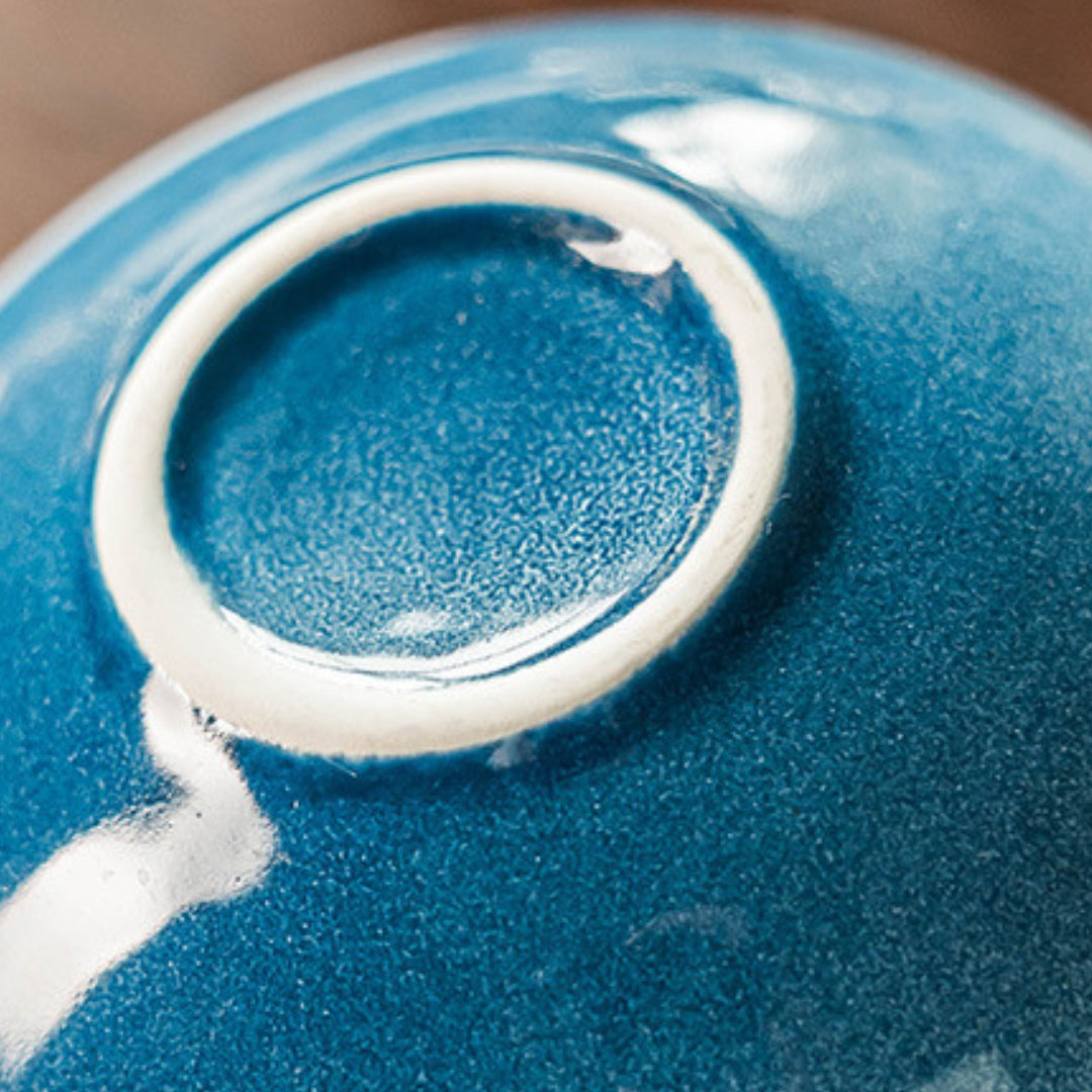 Sky Blue Ceramic Cup & Saucer