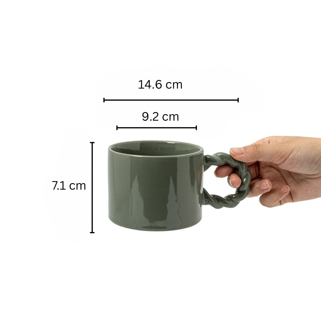 Twist Handle Mug