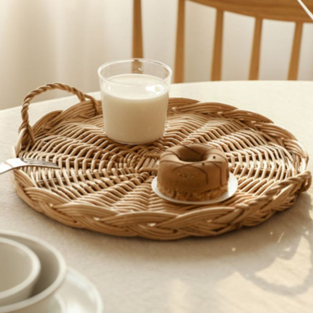Willow Wicker Serving Tray