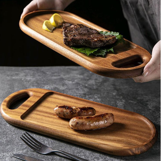 Oval Wooden Tray