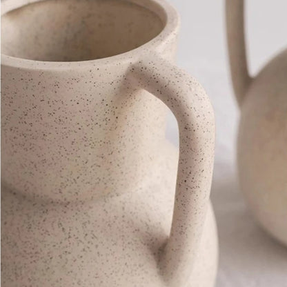 Double Handle Ceramic Vase