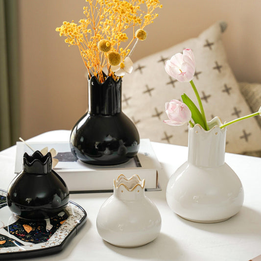 Crown Ceramic Vase
