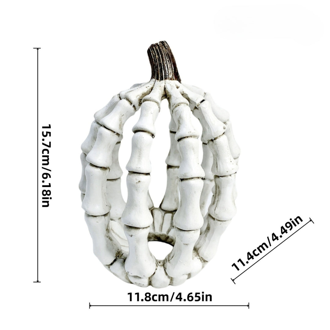 Skeleton Pumpkin Ornament