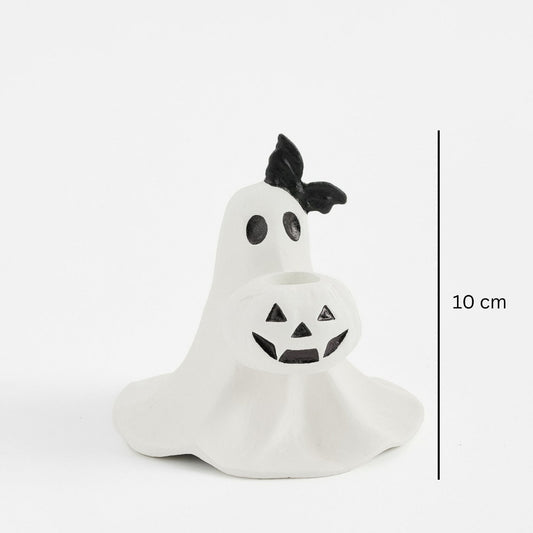 Ghost Pumpkin Candleholder