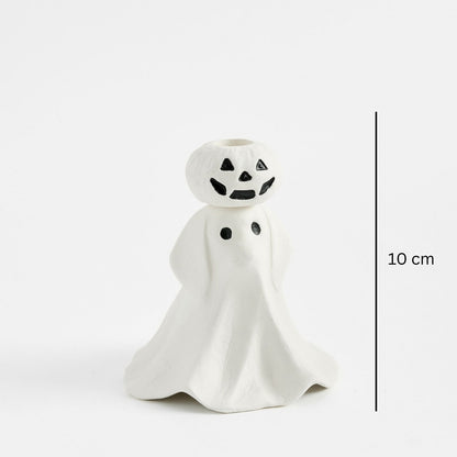 Ghost Pumpkin Candleholder
