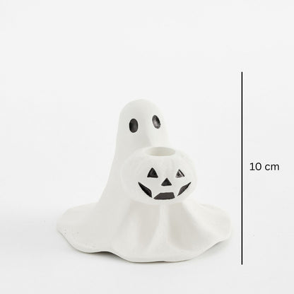 Ghost Pumpkin Candleholder