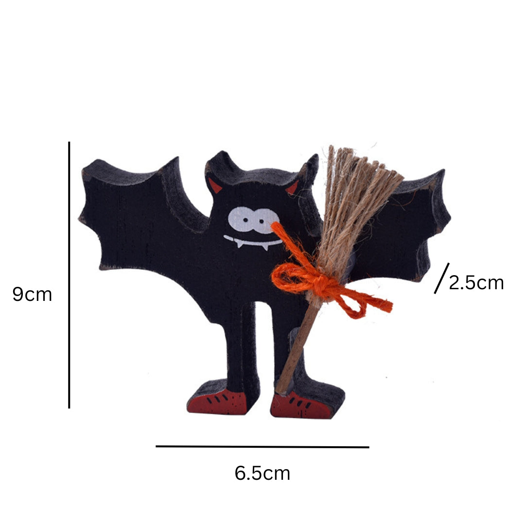 Wooden Halloween Figurine Set