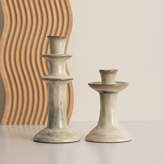 Dune Ceramic Candleholder