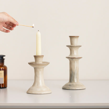 Dune Ceramic Candleholder