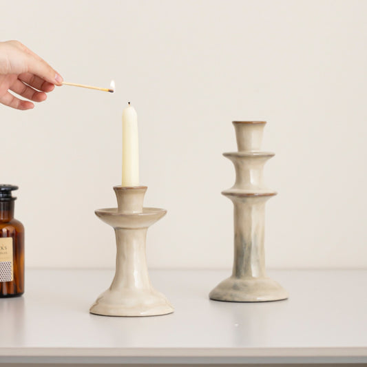 Dune Ceramic Candleholder
