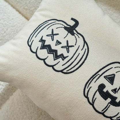 Halloween Ghost & Pumpkin Cushion Covers