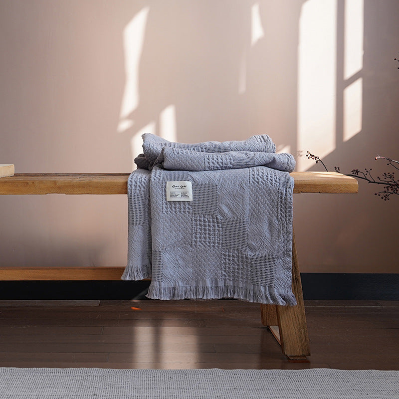 Tencel & Cotton Sand-Washed Throw Blanket