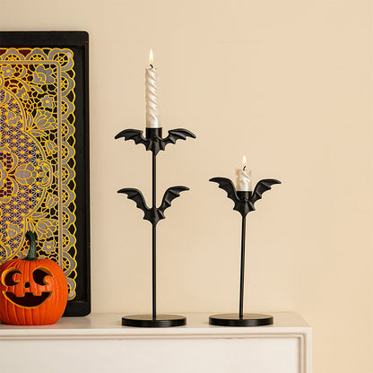 Halloween Bat Candleholder Set