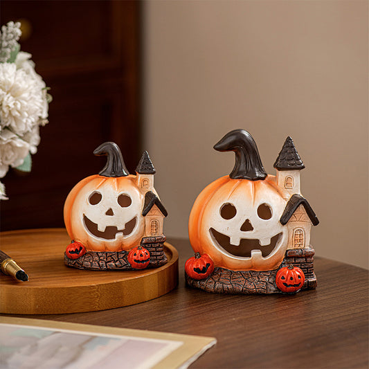 Halloween Pumpkin House Ornaments