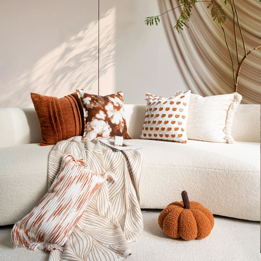 Autumn Cushion Covers & Pumpkin Décor